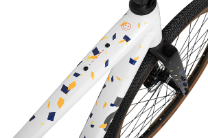 Caloi Arenita Gravel Shimano GRX — detalhe do quadro