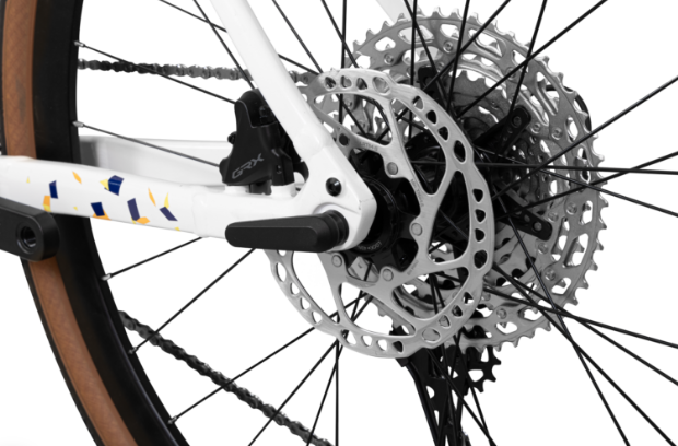 Caloi Arenita Gravel Shimano GRX — transmissão e cassete