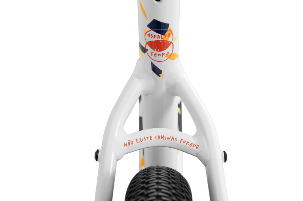 Caloi Arenita Gravel Shimano GRX — detalhe da frente do quadro